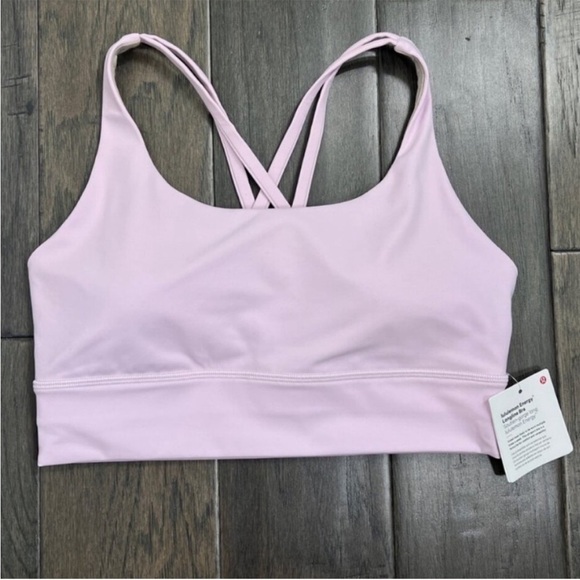 lululemon athletica Other - Lululemon NWT Energy Longline Bra *Medium Support, B–D Cups Meadowsweet Pink